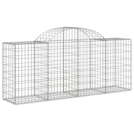 Vidaxx Gabion hvælvede 200x50x80 100 cm galvaniseret jern