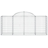 Vidaxx Gabion hvælvede 200x50x80 100 cm galvaniseret jern