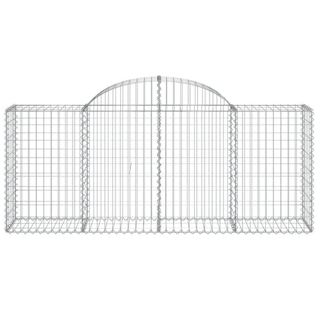 Vidaxx Gabion hvælvede 200x50x80 100 cm galvaniseret jern
