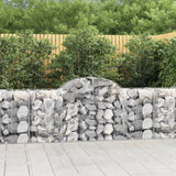 Vidaxx Gabion hvælvede 200x50x80 100 cm galvaniseret jern