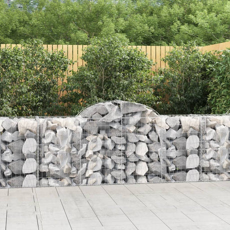 Vidaxx Gabion hvælvede 200x50x80 100 cm galvaniseret jern