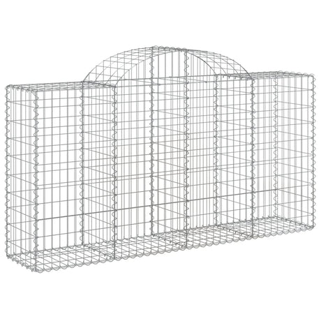 Vidaxx Gabion hvælvede 200x50x100 120 cm galvaniseret jern