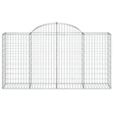 Vidaxx Gabion hvælvede 200x50x100 120 cm galvaniseret jern