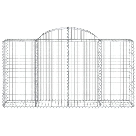 Vidaxx Gabion hvælvede 200x50x100 120 cm galvaniseret jern