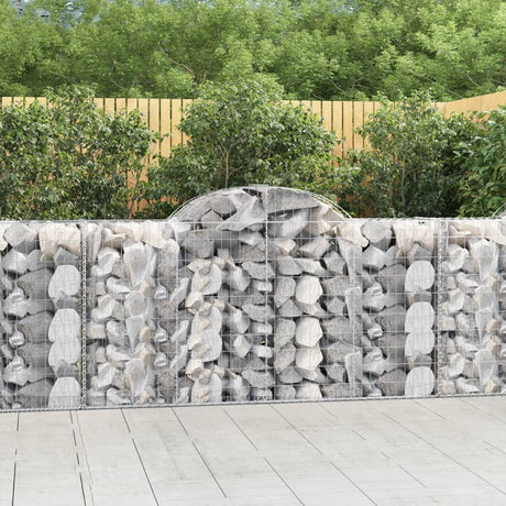 Vidaxx Gabion hvælvede 200x50x100 120 cm galvaniseret jern