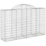 Vidaxx Gabion hvælvede 200x50x120 140 cm galvaniseret jern