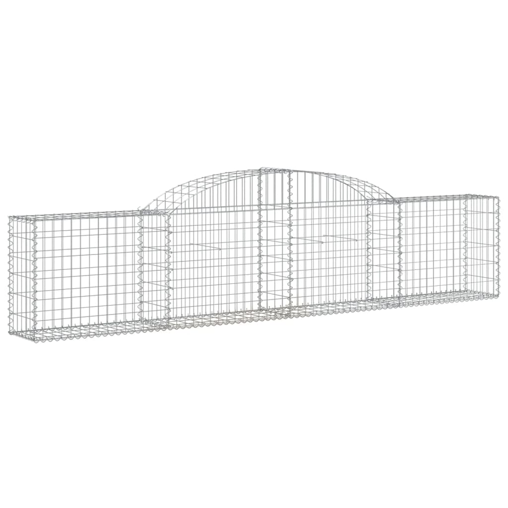 Vidaxx Gabion hvælvede 300x30x60 80 cm galvaniseret jern