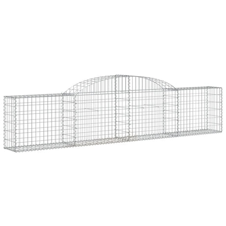 Vidaxx Gabion hvælvede 300x30x60 80 cm galvaniseret jern