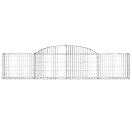 Vidaxx Gabion hvælvede 300x30x60 80 cm galvaniseret jern