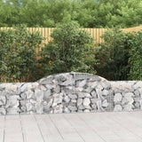 Vidaxx Gabion hvælvede 300x30x60 80 cm galvaniseret jern