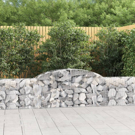 Vidaxx Gabion hvælvede 300x30x60 80 cm galvaniseret jern