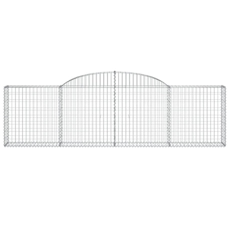 Vidaxx Gabion hvælvede 300x30x80 100 cm galvaniseret jern