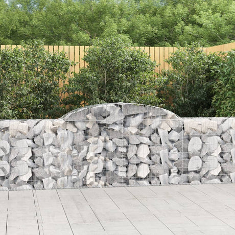 Vidaxx Gabion hvælvede 300x30x80 100 cm galvaniseret jern