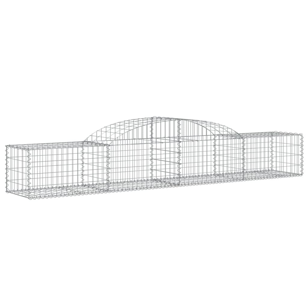 Vidaxx Gabion hvælvede 300x50x40 60 cm galvaniseret jern
