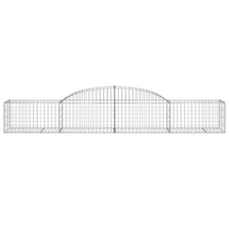 Vidaxx Gabion hvælvede 300x50x40 60 cm galvaniseret jern
