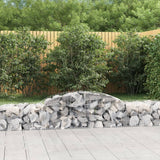 Vidaxx Gabion hvælvede 300x50x40 60 cm galvaniseret jern