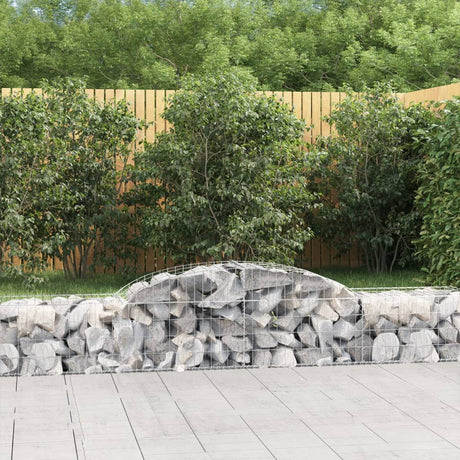 Vidaxx Gabion hvælvede 300x50x40 60 cm galvaniseret jern