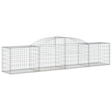 Vidaxx Gabion hvælvede 300x50x60 80 cm galvaniseret jern