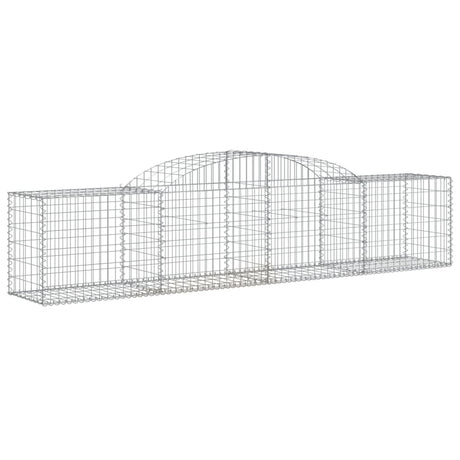 Vidaxx Gabion hvælvede 300x50x60 80 cm galvaniseret jern