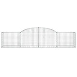 Vidaxx Gabion hvælvede 300x50x60 80 cm galvaniseret jern