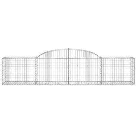 Vidaxx Gabion hvælvede 300x50x60 80 cm galvaniseret jern