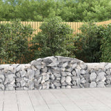 Vidaxx Gabion hvælvede 300x50x60 80 cm galvaniseret jern
