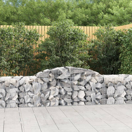 Vidaxx Gabion hvælvede 300x50x60 80 cm galvaniseret jern