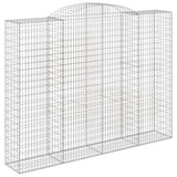 Vidaxl Gabion hvælvede 300x50x220 240 cm galvaniseret jern