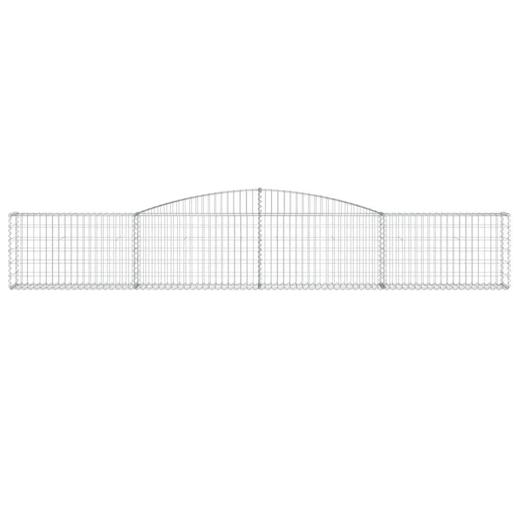 Vidaxx Gabion hvælvede 400x30x60 80 cm galvaniseret jern