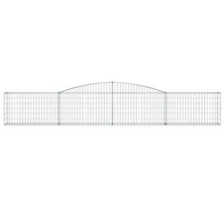 Vidaxx Gabion hvælvede 400x30x60 80 cm galvaniseret jern
