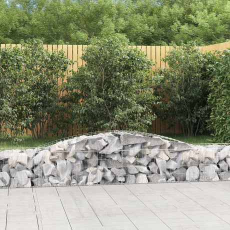 Vidaxx Gabion hvælvede 400x50x40 60 cm galvaniseret jern