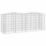 Vidaxx Gabion hvælvede hævet 200x50x100 cm galvaniseret jern
