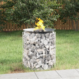 Vidaxl Gabion Fire Pit Ø 50 cm galvaniseret jern