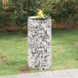 Vidaxl Gabion Fire Pit Ø 50 cm galvaniseret jern