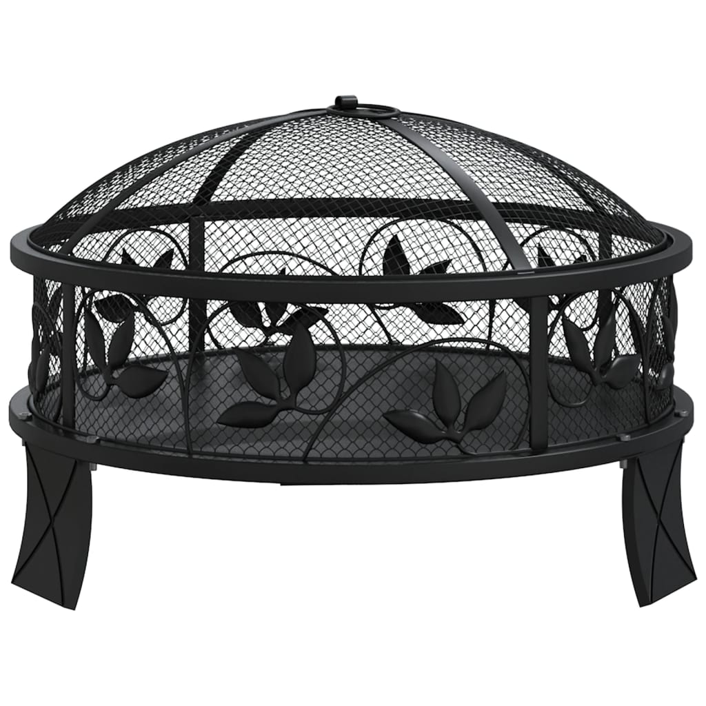 Vidaxl ildgrop med poker xxl 50 cm stål