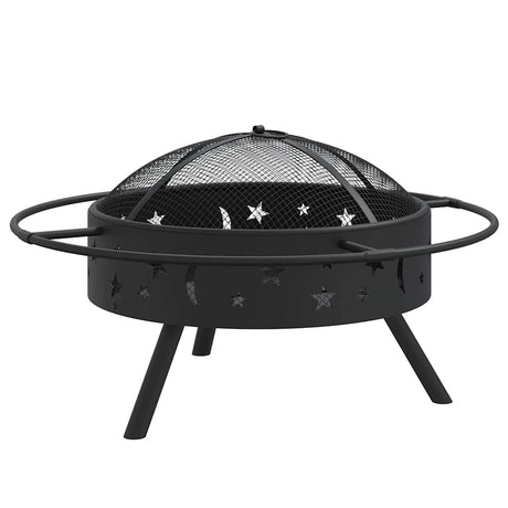 VidaXL bålfad med poker xxl 70 cm stål