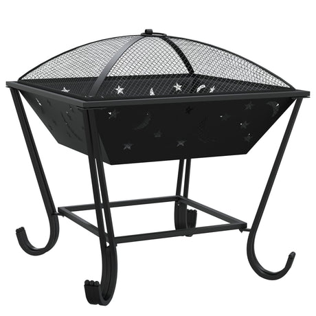 Vidaxl ildgrop med poker xxl 50 cm stål