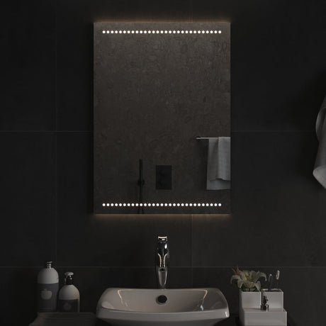 Vidaxl badkamerspiegel led 50x70 cm