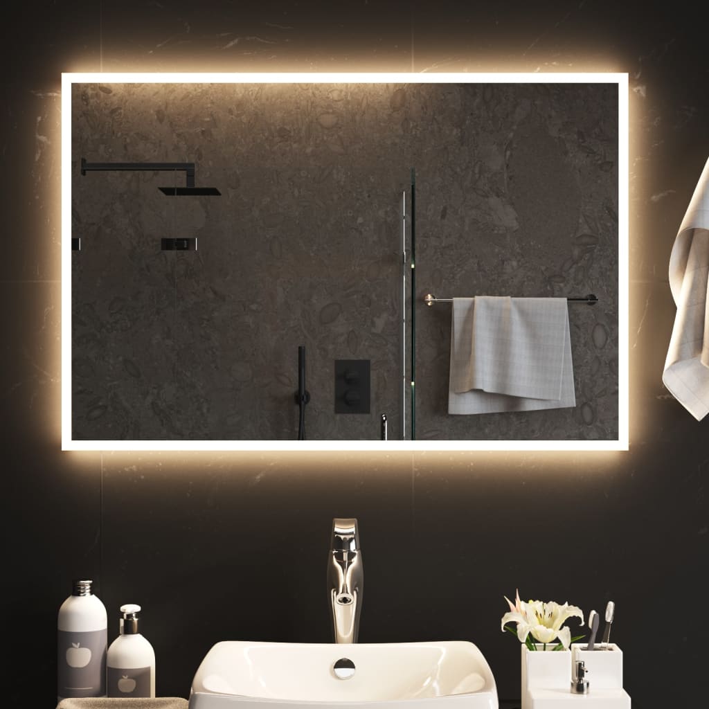 Vidaxx badeværelsesspejl LED 60x90 cm