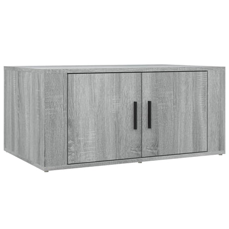 Vidaxl salontafel 80x50x36 cm bewerkt hout grijs sonoma eikenkleurig