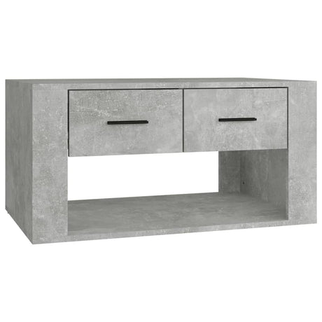 Vidaxl salontafel 80x50x40 cm bewerkt hout betongrijs