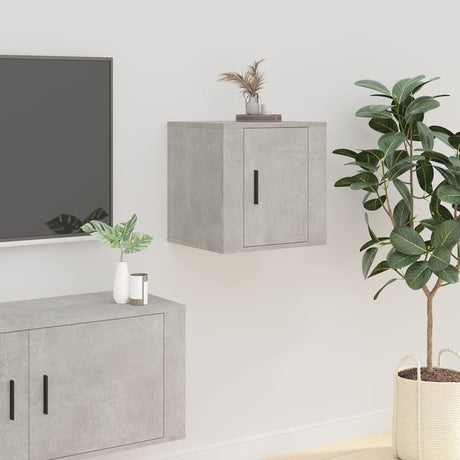 Vidaxl tv-wandmeubels 2 st 40x34,5x40 cm betongrijs