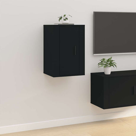 Vidaxl tv-wandmeubel 40x34,5x60 cm zwart