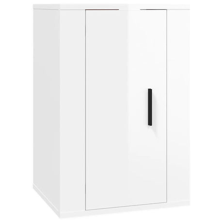 Vidaxl tv-wandmeubel 40x34,5x60 cm hoogglans wit
