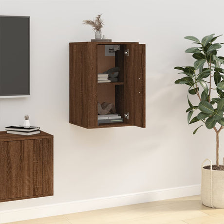 Vidaxl tv-wandmeubel 40x34,5x60 cm bruin eikenkleur