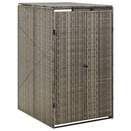 Vidaxx container opbevaring enkelt 70x80x117 cm polyrattangrå