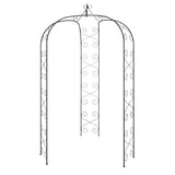 Vidaxx Garden Arch ø180x255 cm stål sort