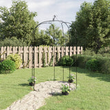 Vidaxx Garden Arch ø180x255 cm stål sort
