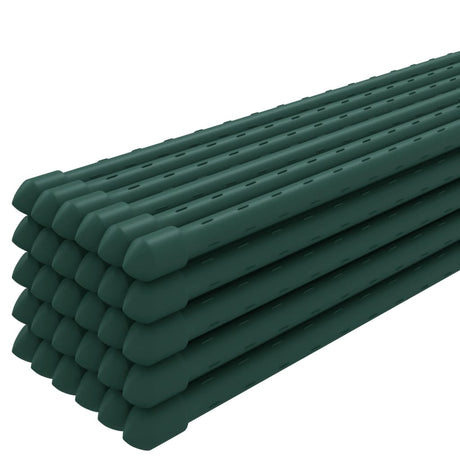 Vidaxl Plant Stakes 30 stk 60 cm stålgrøn