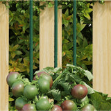 Vidaxl Plant Stakes 30 stk 60 cm stålgrøn